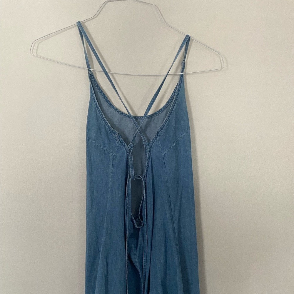 Denim Slip Dress. ASOS. Size 10.